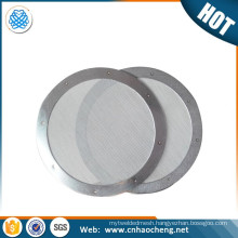 Stainless steel 3 inch espresso coffee maker round filter disc for aeropress